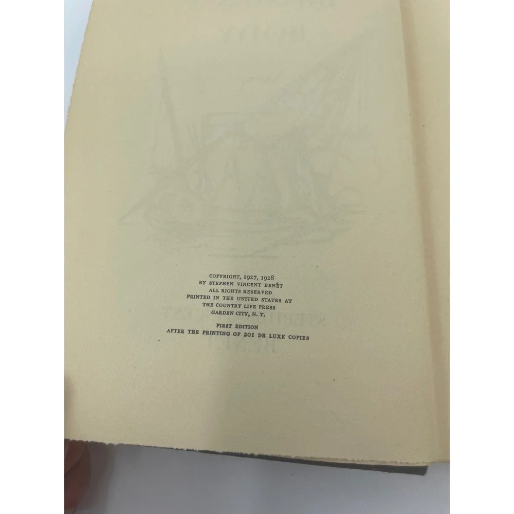 John Brown's Body Stephen Vincent Benet 1928 First Edition Doubleday Hardcover
